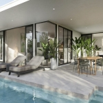 3-bedroom mountain view villas with large pools in Baan Manik, Phuket undercover pool terrace PSV-MNK-1330