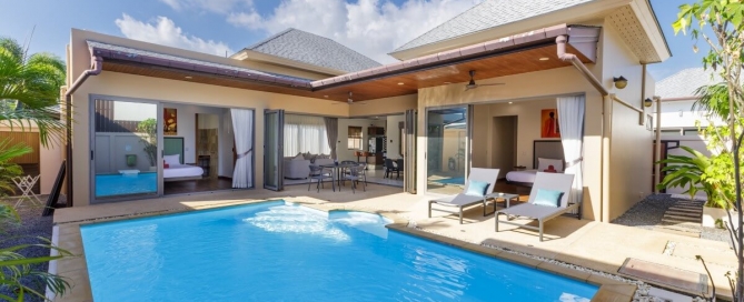 2-bedroom smart home pool villa near Rawai Beach, Phuket exterior shot PSV-RAW-1343