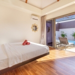 2-bedroom smart home pool villa near Rawai Beach, Phuket bedroom 1 with pool access PSV-RAW-1343