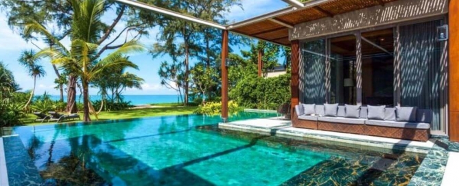 5 Bedroom Luxury Pool Villa for Sale on Natai Beachfront 25 Mins to Phuket International Airport