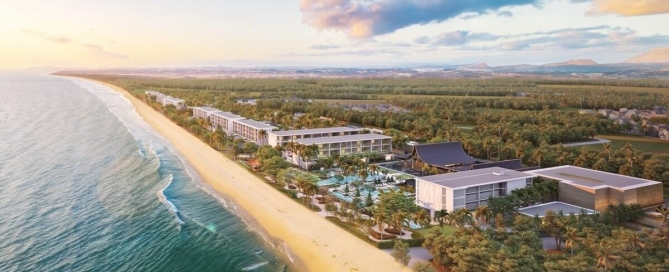 1-bedroom resort style condos on Mai Khao Beachfront aerial view PSC-MAI-1358