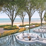 1-bedroom resort style condos on Mai Khao Beachfront sunken seats in pool PSC-MAI-1358