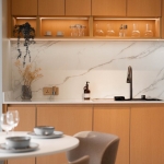 1-bedroom resort style condos on Mai Khao Beachfront dining and kitchen area PSC-MAI-1358