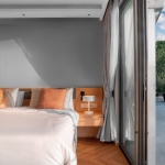 1-bedroom resort style condos on Mai Khao Beachfront bedroom with terrace access PSC-MAI-1358