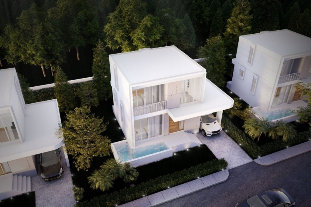 Poolvillen mit 2 Schlafzimmern in einer Resort-ähnlichen Anlage zu verkaufen, 10 Gehminuten zum Rawai Beach, Phuket