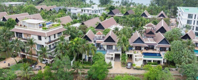 4 Bedroom Beachside Pool Villa for Sale Beside Laguna in Cherng Talay, Phuket