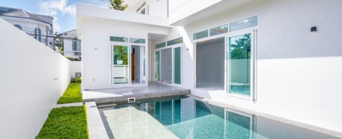 4 Bedroom Brand New Family Pool Villas for Sale Right Beside Loch Palm Golf Club in Kathu, Phuket