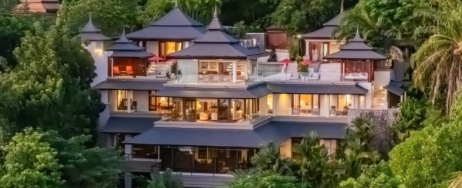 6 Bedroom Sea View Super Pool Villa for Sale in a Luxury Beachfront Resort in Cherng Talay, Phuket