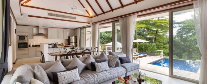 3 Bedroom Tropical-Thai Pool Villa for Sale Walking Distance to Kata & Kata Noi Beaches, Phuket