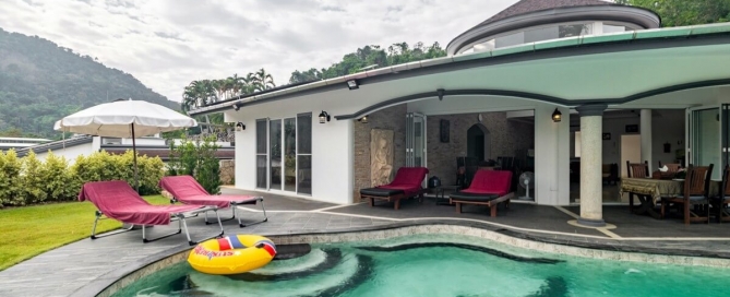 2,3,4 Bedroom Hillside Resort Style Pool Villas for Sale in Sakhu, Thalang, Phuket