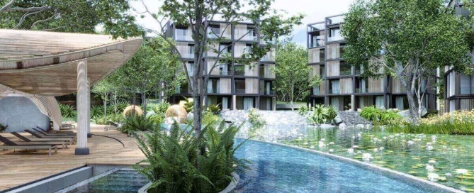 1-2 bedroom lakeside resort condos for sale near Kamala Beach, Phuket lake PSC-KAM-1370