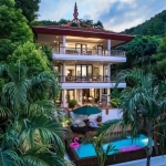 3 + 1 Bedroom Thai-Pagoda Pool Villa with Panoramic Ocean Views for Sale by Owner in Rawai, Phuket