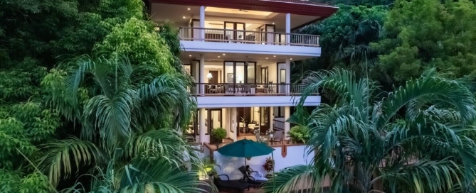 3 + 1 Bedroom Thai-Pagoda Pool Villa with Panoramic Ocean Views for Sale by Owner in Rawai, Phuket