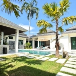 4 Bedroom Modern-Balinese Pool Villa for Sale 10 Mins to Nai Harn Beach in Rawai, Phuket