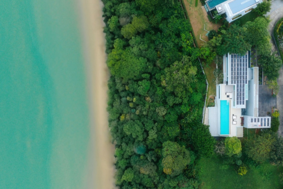 4 Bedroom Sea Facing Modern Minimalist Luxury Pool Villa for Sale in Cape Yamu, Phuket