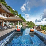 5 Bedroom Hilltop Pool Villa with Panoramic Ocean Views for Sale 5 Mins to Surin Beach, Phuket