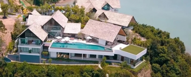 6 Bedroom Oceanfront Luxury Pool Villa For Sale on Cape Yamu Headland, Phuket