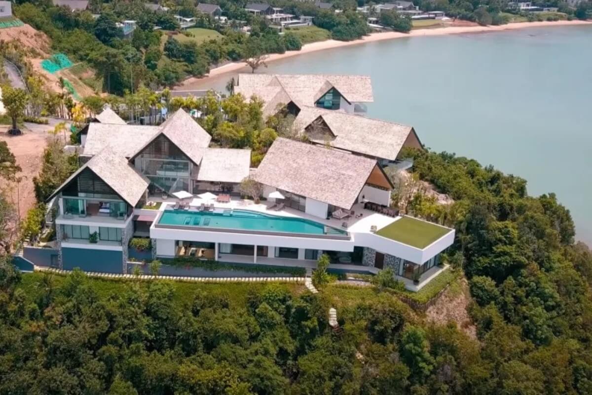 6 Bedroom Oceanfront Luxury Pool Villa For Sale on Cape Yamu Headland, Phuket
