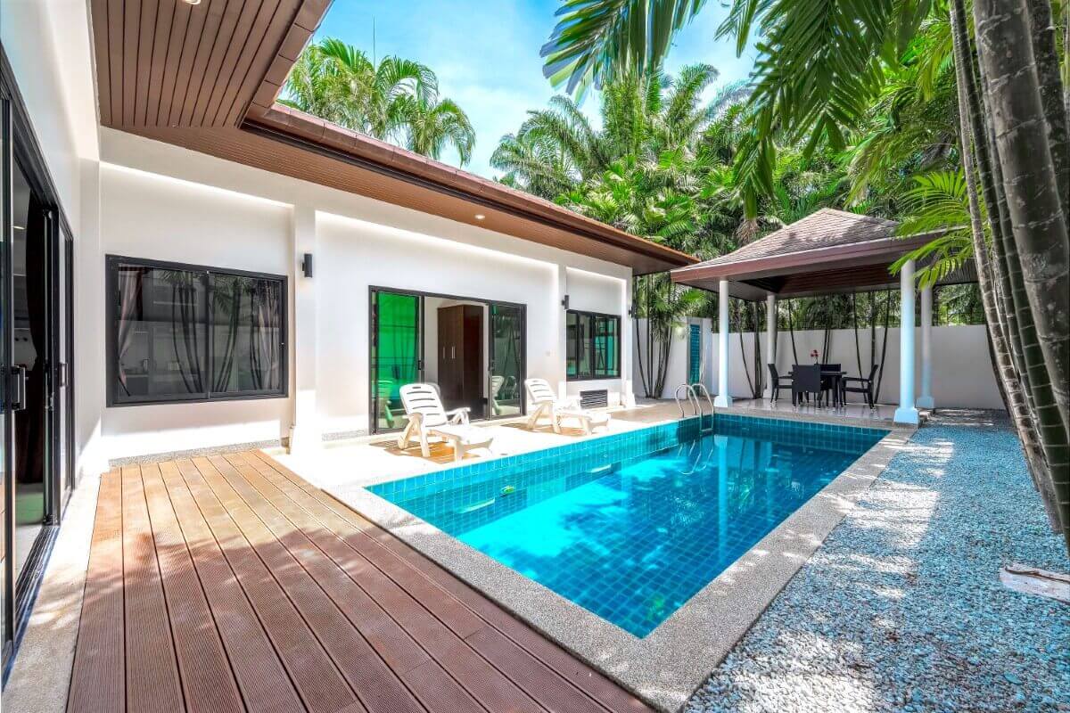 2 Bedroom Balinese-Style Pool Villa for Sale in Soi Namjai in Rawai, Phuket