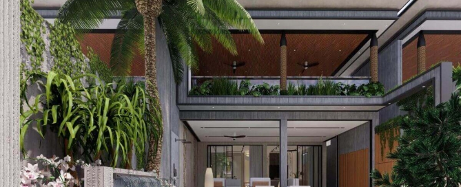 3-5 Bedroom Smart Home Pool Villas for Sale Walking Distance to Rawai Beach Road, Phuket