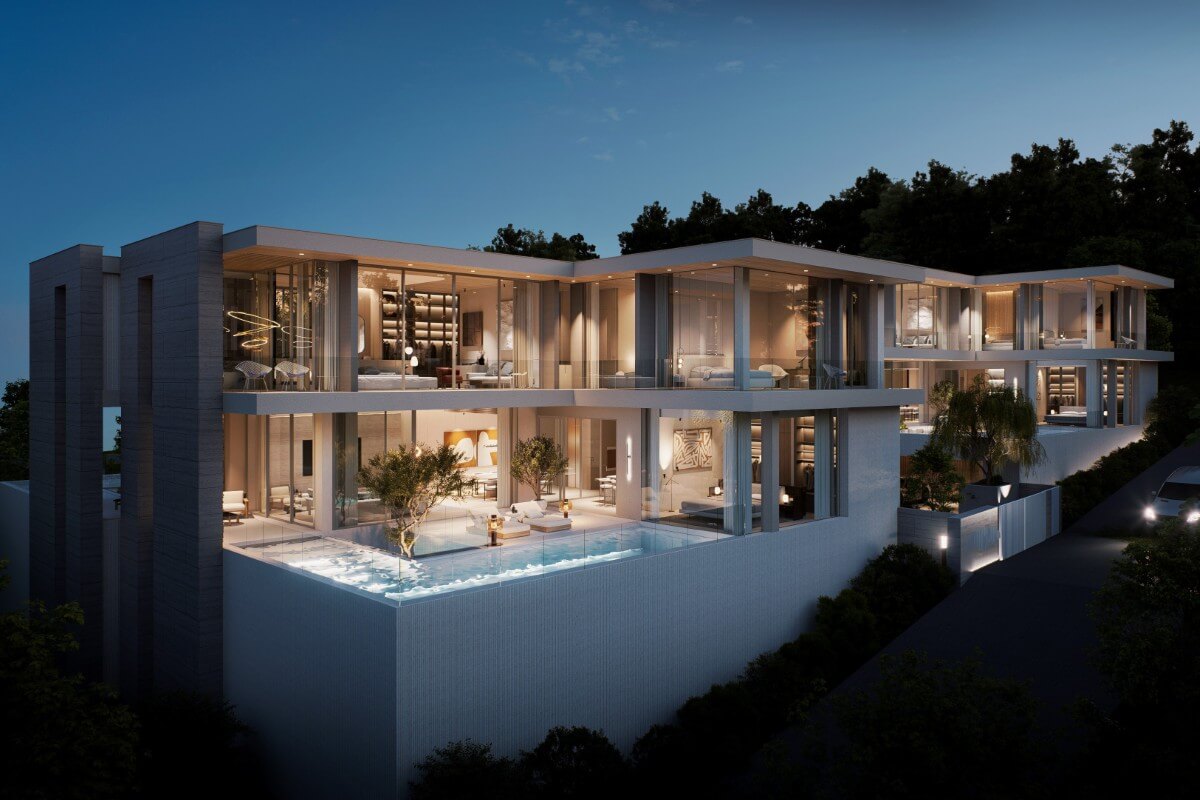 4 Bedroom 3 Storey Luxury Family Pool Villas for Sale near Layan Beach, Phuket