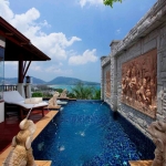 3 Bedroom Hillside Pool Villa with Views of the Sea for Sale Walk to Patong Beach, Phuket