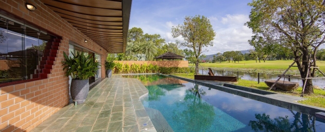 4 Bedroom Courtyard Style Pool Villa Beside Lagoon & Golf Course for Sale in Laguna, Phuket