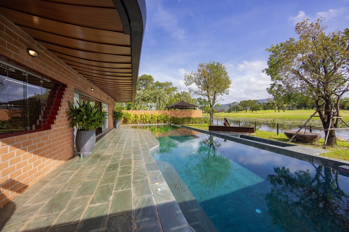 4 Bedroom Courtyard Style Pool Villa Beside Lagoon & Golf Course for Sale in Laguna, Phuket