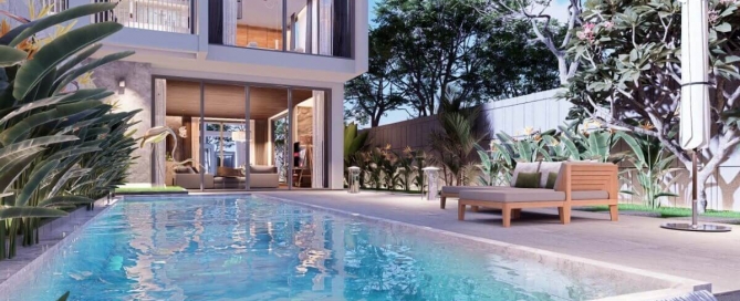 3 Bedroom Duplex-Style Pool Villas for Sale 4 Minutes to Patong Beach, Phuket