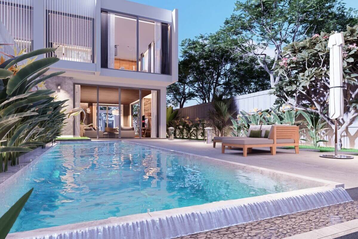 3 Bedroom Duplex-Style Pool Villas for Sale 4 Minutes to Patong Beach, Phuket