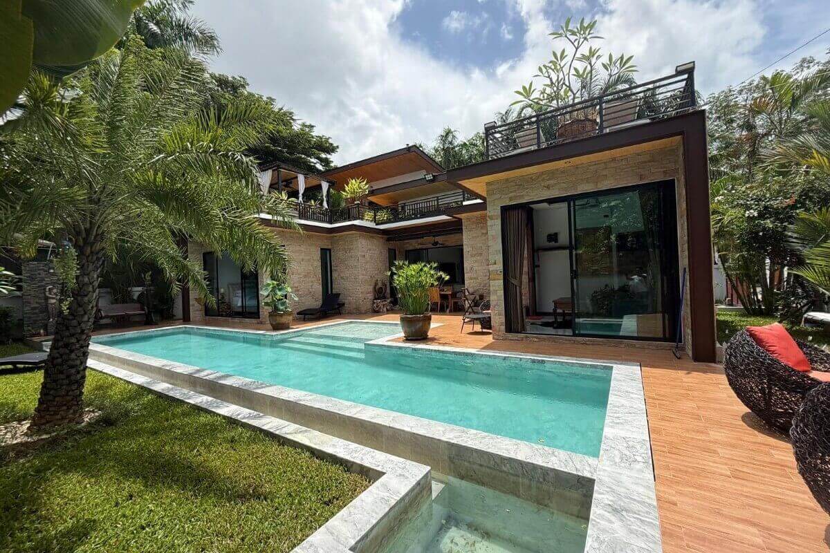4 Bedroom Pool Villa with Roof Terrace & Solar Panels for Sale in Rawai, Phuket