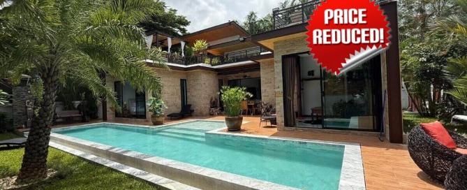 4 Bedroom Pool Villa with Roof Terrace & Solar Panels for Sale in Rawai, Phuket