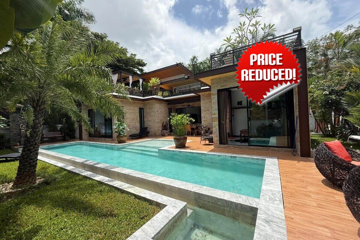 4 Bedroom Pool Villa with Roof Terrace & Solar Panels for Sale in Rawai, Phuket