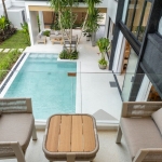 5-bedroom family villa with large pool near Palai Beach, Phuket aerial view of pool PSV-CHA-1410