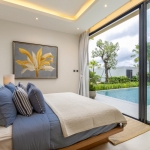 5-bedroom family villa with large pool near Palai Beach, Phuket pool access bedroom PSV-CHA-1410