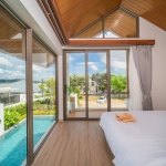 6+1 bedroom villa in Pasak, Cherng Talay, Phuket bedroom overlooking the swimming pool PSV-CHE-1419