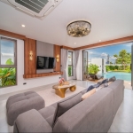 6+1 bedroom villa in Pasak, Cherng Talay, Phuket living area with direct pool access PSV-CHE-1419