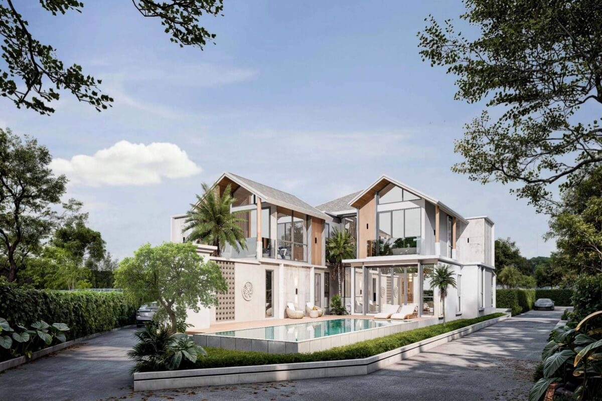 6+1 Bedroom Family Pool Villa for Sale 7 Minutes to Boat Avenue & Laguna in Cherng Talay, Phuket