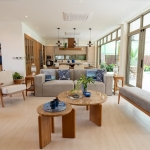 4-bedroom pool villas in Baan Manik, Phuket open plan living, dining and kitchen area PSV-MNK-1267