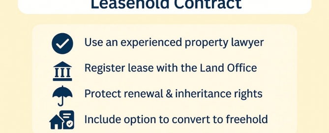 Top tips for a legally sound leasehold contract in Phuket – property advice for foreign buyers ensuring secure ownership.