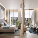 1-bed fully-furnished condo for sale near Laguna, Phuket - bedroom and living area