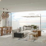 2 bed sea view luxury condo near patong beach phuket - living area