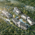 3 bed duplex luxury condos with private pool for sale in Cherng Talay Phuket-full aerial view