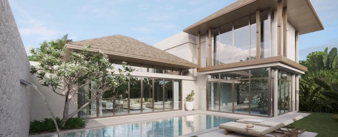 3-Bedroom pool villas in a sports & wellness community, Cherng Talay Phuket – exterior shot