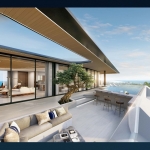 4 bedroom penthouse with private pool for sale in Cherng Talay Phuket – terrace with private pool