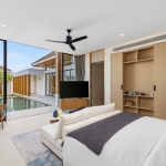 4-Bedroom pool villas in a sports & wellness community, Cherng Talay Phuket – bedroom with pool access
