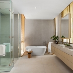 4-Bedroom pool villas in a sports & wellness community, Cherng Talay Phuket – bathroom with bathtub