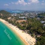 4-bedroom hillside sea view pool villa Surin Beach, Phuket distant aerial view of the development PSV-SUR-800
