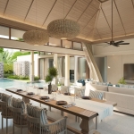 3-Bedroom pool villas in a sports & wellness community, Cherng Talay Phuket – pool access living area