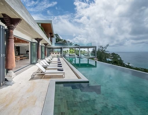 Blue Siam Villa property for sale in Surin Phuket – Luxury Private Pool Villa with Modern Thai Design.
